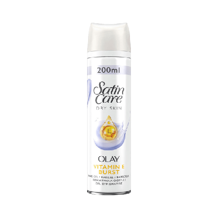 Venus Satin Care Dry Skin Olay Vitamin E Rakgel, 200 ml Hårborttagning Dam ONESIZE