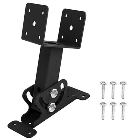 Pergolatak Takbjälksfäste, 180 Graders Justerbara Pergolastödfästen, Rostfritt Stål Pergolatak Takstöd för Pergola Lusthus