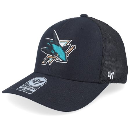 47 Brand - Negro trucker Gorra - San Jose Sharks NHL Trophy Black Trucker @ Hatstore