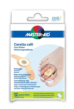 Master Aid Cerotto Calli 12 Pezzi 72x22 mm