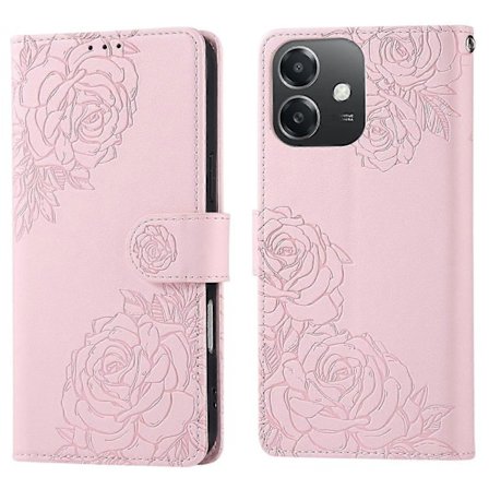 Kotelo Oppo A3x 5G (Intia)/A3x 4G/A3 5G/A3 4G/A60 5G/A40 4G/A40M 4G Ruusu Kukka Puhelinkuori 3 korttipaikalla