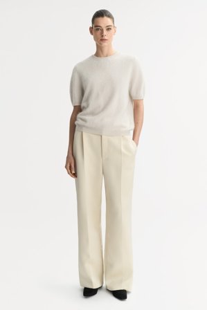 Soft Goat - Brushed short sleeve - L - Chalk
