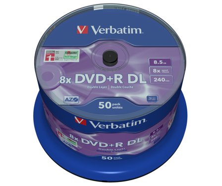 Verbatim DVD+R DL x 50 - 8.5 GB - lagringsmedier