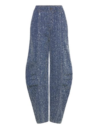 ROTATE Birger Christensen | Denim Loose Fit Pants | 36