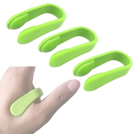 Akupressurklemme, håndmassasjeapparat (for naturlig hodepine- og migrenelindring), akupressur, spenningstrening - 3 teller