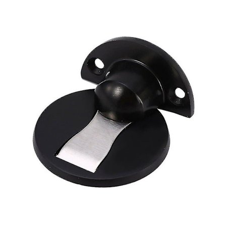 Magnet Dörrstopp Magnetisk Dörrstopp Utan Borrning Sex Färger Tillgängliga Dörrhållare Dold Dörrstopp Möbel Dörrbeslag (svart)