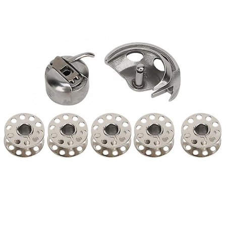 {ca}Ompelutyökalut Puolat + Puolakotelo + Sukkula Vanhanajan Kotitalousompelukoneeseen Ompelu Sup