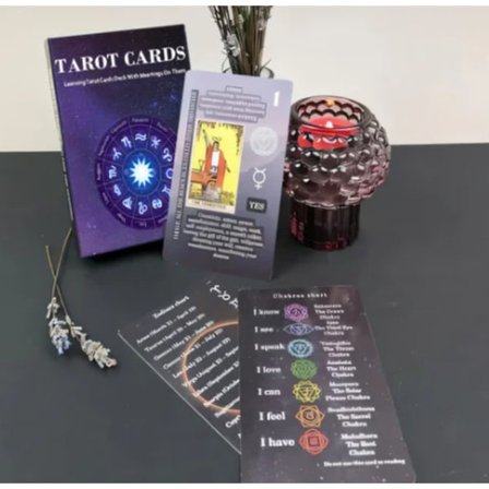 Tarotkortstokk for nybegynnere Vintage-sett