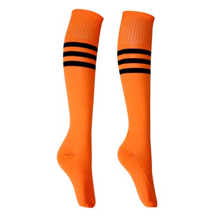 1 par Fotballsokker Høykvalitets Lang Tube Kne Bomull Voksen
