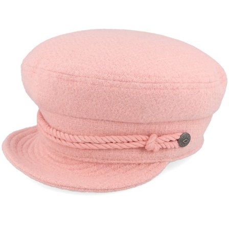 Brixton - Rosa traditionalbeanie Keps - Kayla Cap Soft Pink Boucle Vega Cap @ Hatstore