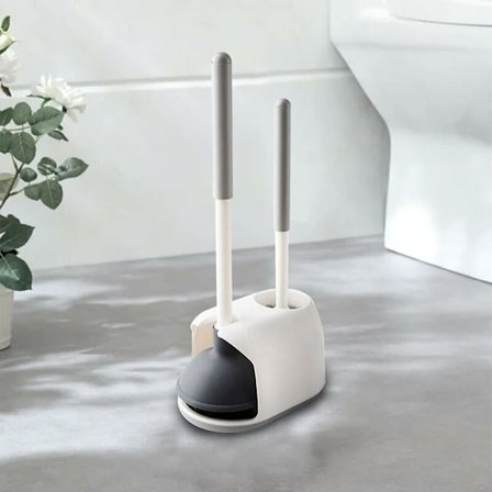 WC-harjan ja vessanpöntön puhdistussarja kylpyhuoneen puhdistukseen jalustalla