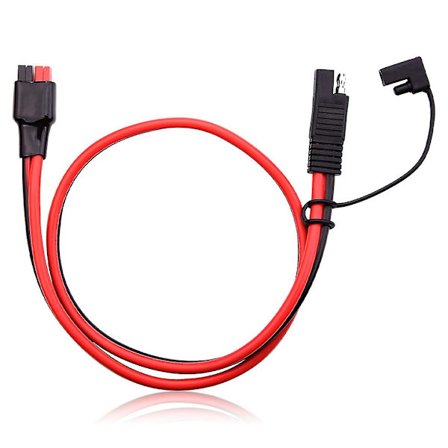 Solcells Batteri SAE Till Adapter Kablar 12awg Koppartrådar Konverter