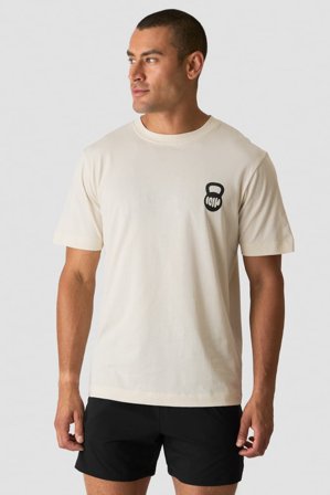 ICANIWILL - Everyday Cotton T-shirt Cream - Heren - sportkleding van ICIW