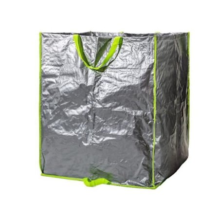 Affaldssekke - Ikke specificeret - 400 Liter - Polyethylen 230 gr/m2 - Grå - Unisex