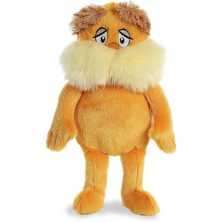 SBSG Lekent Dr. Seuss The Lorax Kosedyr - Magisk Fortelling - Oransje 30 cm_OF