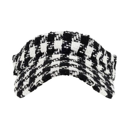 Balmain Patterned visor , Zwart , Dames , Maat: ONE Size Petten