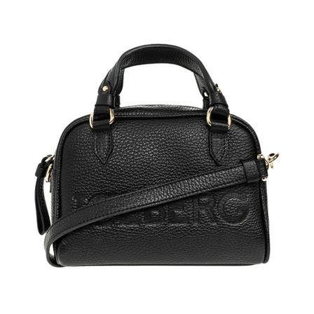 Iceberg, Shoulder bag with logo Zwart, Dames, Maat:ONE Size