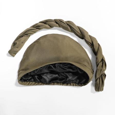Personlig turbanhatt med pannband Andningsbar lättviktshatt för män Dagligt slitage Army Green