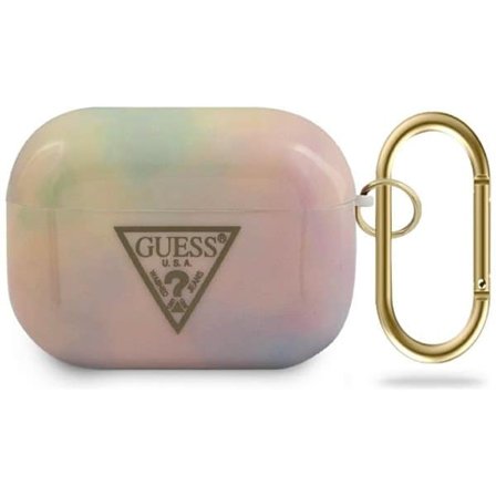 Guess GUACAPTPUMCGG01 AirPods Pro-cover rosa/rosa Tie & Dye Collection