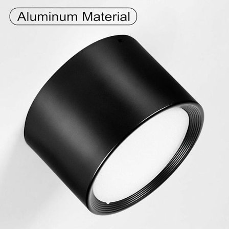 Vit LED-takspotlight 6000K kall vit 5W Belysning Spot Taklampa Vardagsrum Matsal Kök Korridor Sovrum ??85MM