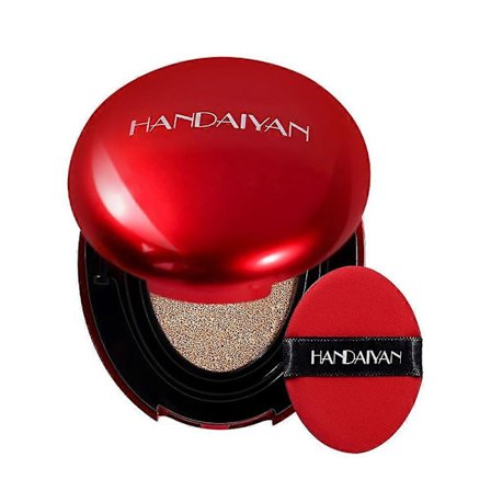 Rød Cushion Foundation | Full dekkevne, Vektløs, Hudtilpasset, Satin glød finish, Langvarig dekkevne Cushion Foundation, Vannfast og svettesikker