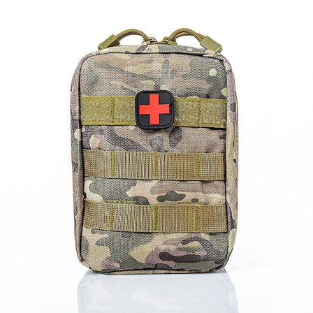Medicinsk bæltetaske Førstehjælpskasse Overlevelsespakke Kompakt Militær Utility Udendørs Nødsituation (tom) ACU camouflage