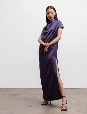 Ahlvar Gallery Milly Dress - Purple - M