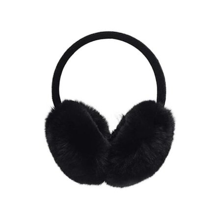Ørevarmer Dame Børn Piger Justerbare Vinter Ørevarmer Sort
