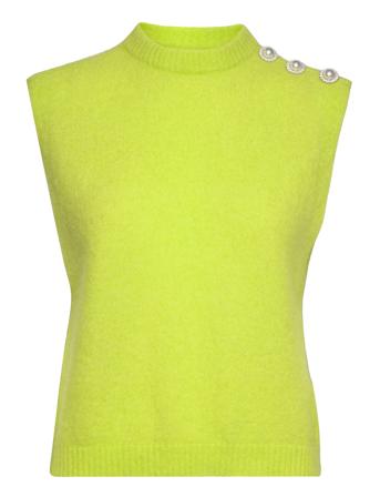 Albacras Vest Vests Knitted Vests Grønn Cras*Betinget Tilbud