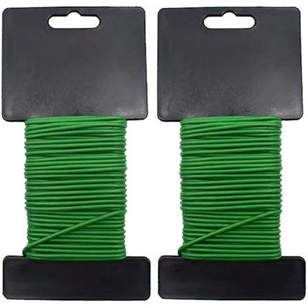 Haveplanter Tråd, 2 x 10m Grøn Have Blød Bånd, Blød Plante Twis