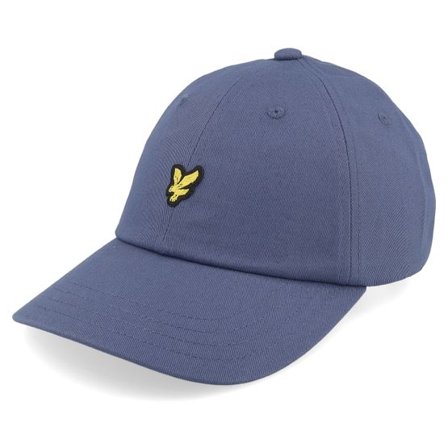Lyle & Scott - Blå unconstructed Keps - Baseball Cap Graystone Dad Cap @ Hatstore