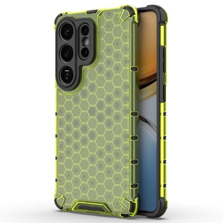 Mobilskal till Samsung Galaxy S26 Ultra Plast Honeycomb Form - Grön
