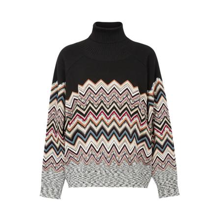 Missoni Turtlenecks Sort, Dame Rullekraver