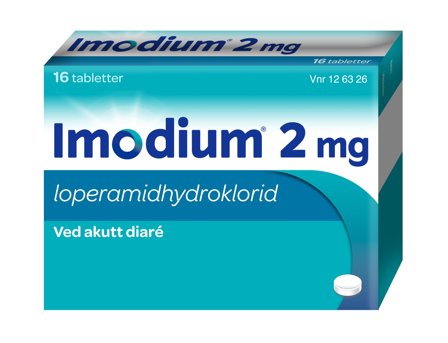 Imodium 2 mg tabletter 16 stk