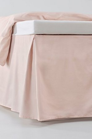 Jotex - Satin Sengekappe Med Satin 60 Cm Økologisk Bleg rosa - ZACK - Køb Sengekapper hos Jotex