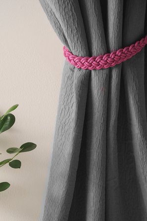 Jotex - Gardinbånd 2-pk Cerise - SURI - Kjøp Gardinholdere hos Jotex