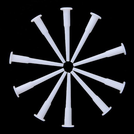 10 stk. Yogaball Luftplugg Treningsball Hoppeball Luftstopper Plugg Pin Adapter Kit