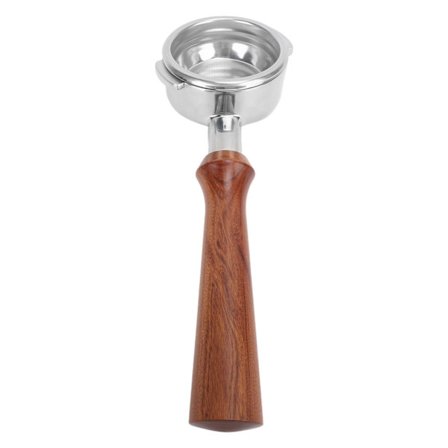 Bunnløs Portafilter 58mm Rustfritt Stål Håndtak for NOWWA Type F Kaffemaskin Rød