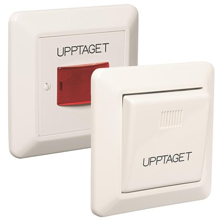 Elko EKO30137 Tryckknappset renvit, upptaget, Strömbrytare & vägguttag