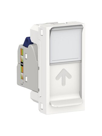 Schneider Electric NU344818 Datauttag för 1 box, 6A (IEC), Dator & surf