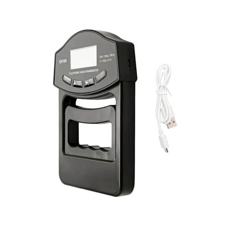 Grip Strength Tester,396lbs/180kg Digital Hand Dynamometer Grip Strength Meter USB LCD-skärm Hand