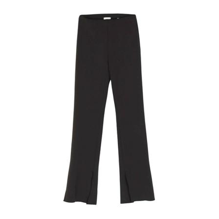 Alysi, Straight Trousers Zwart, Dames, Maat:XS