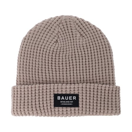 Bauer - Beige cuff Lue - Knit Waffle Toque Cream Cuff @ Hatstore