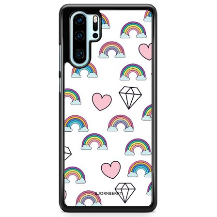 Bjornberry Hårdskal Huawei P30 Pro - Regnbågar Diamanter