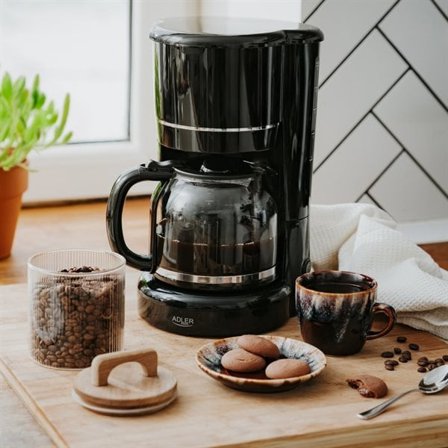 Kaffebryggare för 12 koppar - Svart