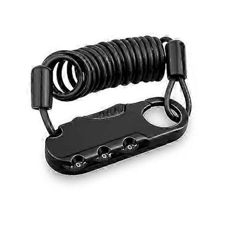 Cykelhjälmar LåsUniversellt Hjälmlås med Kabel Multifunktionellt Stöldskydd Lösenordslås Cykelutrustning