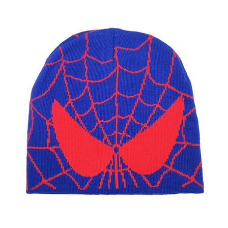 Mænd Kvinder Spider Man Strikket Beanie Hat Efterår Vinter Varm Cap Cosplay Kostumer Gaver Blue