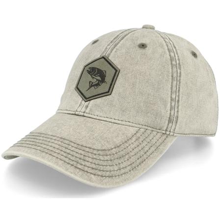 Skillfish - Groen unconstructed Cap - Trout Fish 382 Snow Washed Light Olive Dad Cap @ Hatstore