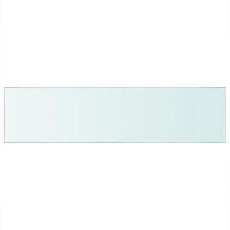 Vidaxl Hyllplan Glas Genomskinlig 100x25 Cm Transparent