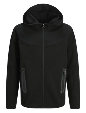 Jcofusion Sweat Zip Hood Noos Jnr Tops Sweat-shirts & Hoodies Hoodies Black Jack & J S